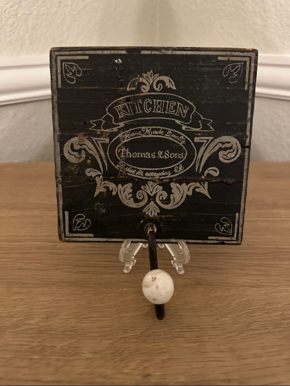 Black Kitchen Wall Hook